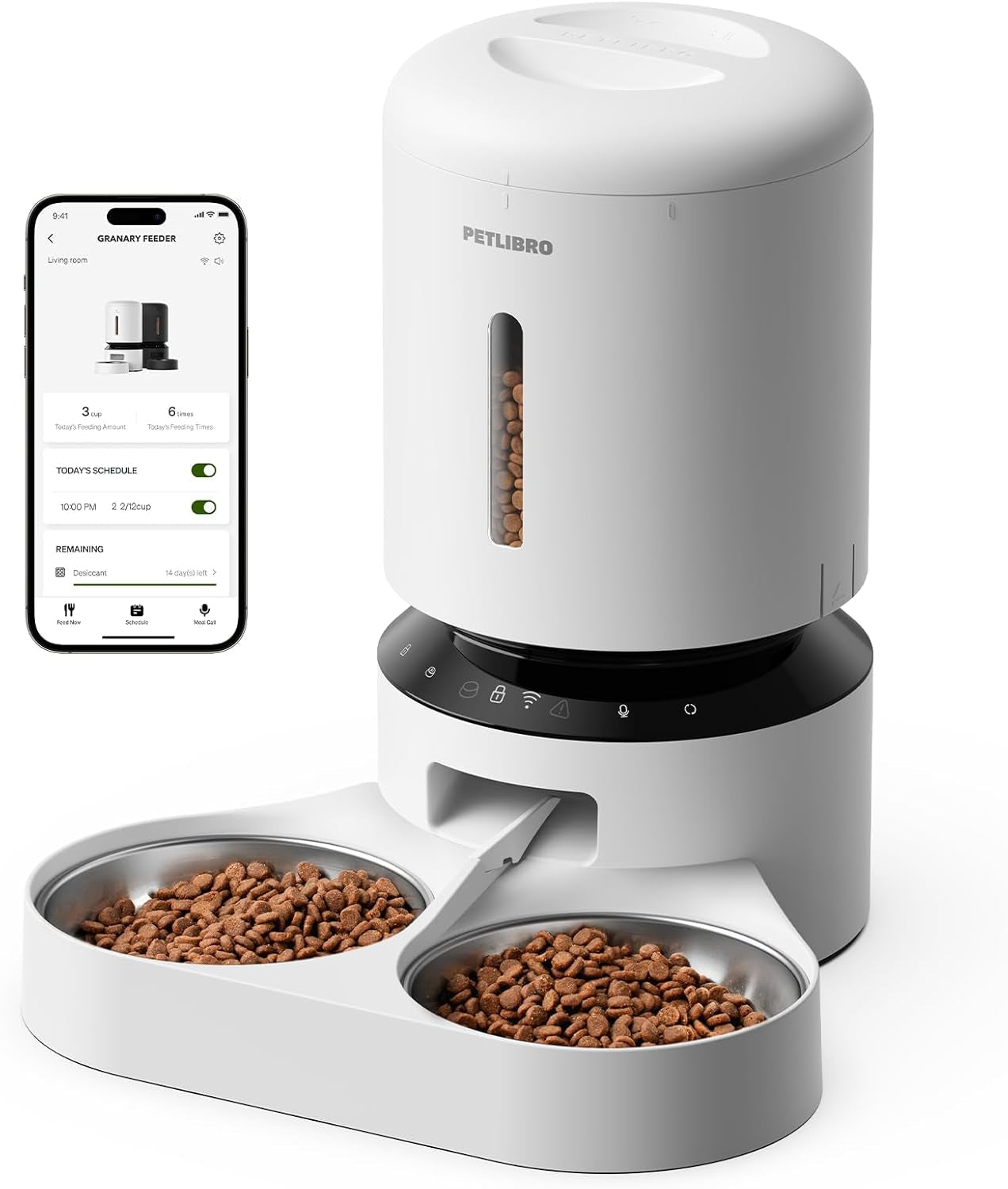 Smart Automatic Pet Feeder with AI Camera