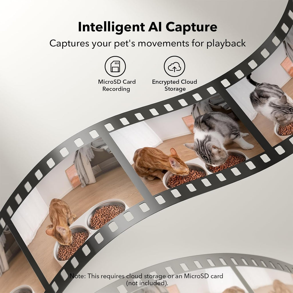 Smart Automatic Pet Feeder with AI Camera