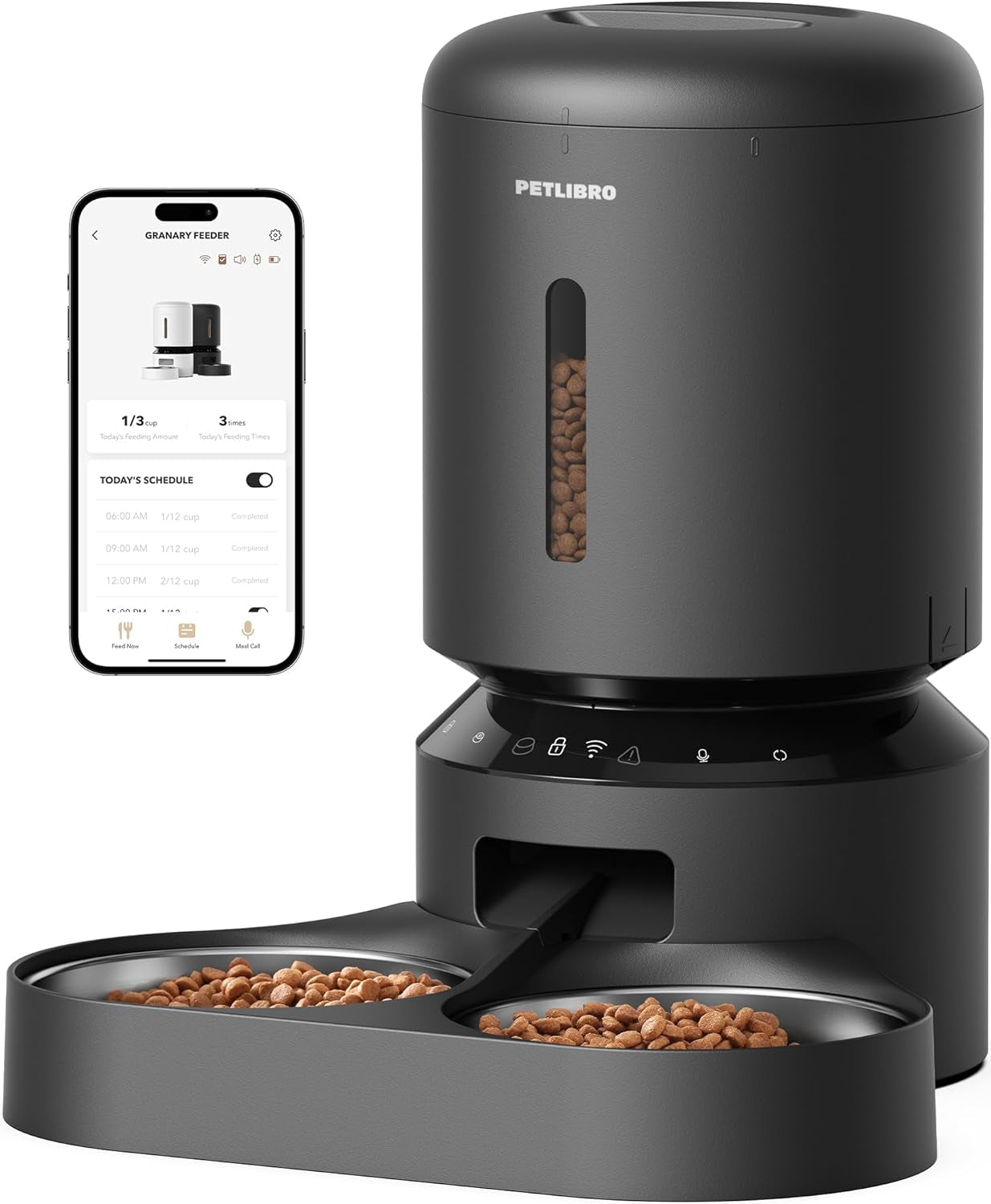 Smart Automatic Pet Feeder with AI Camera