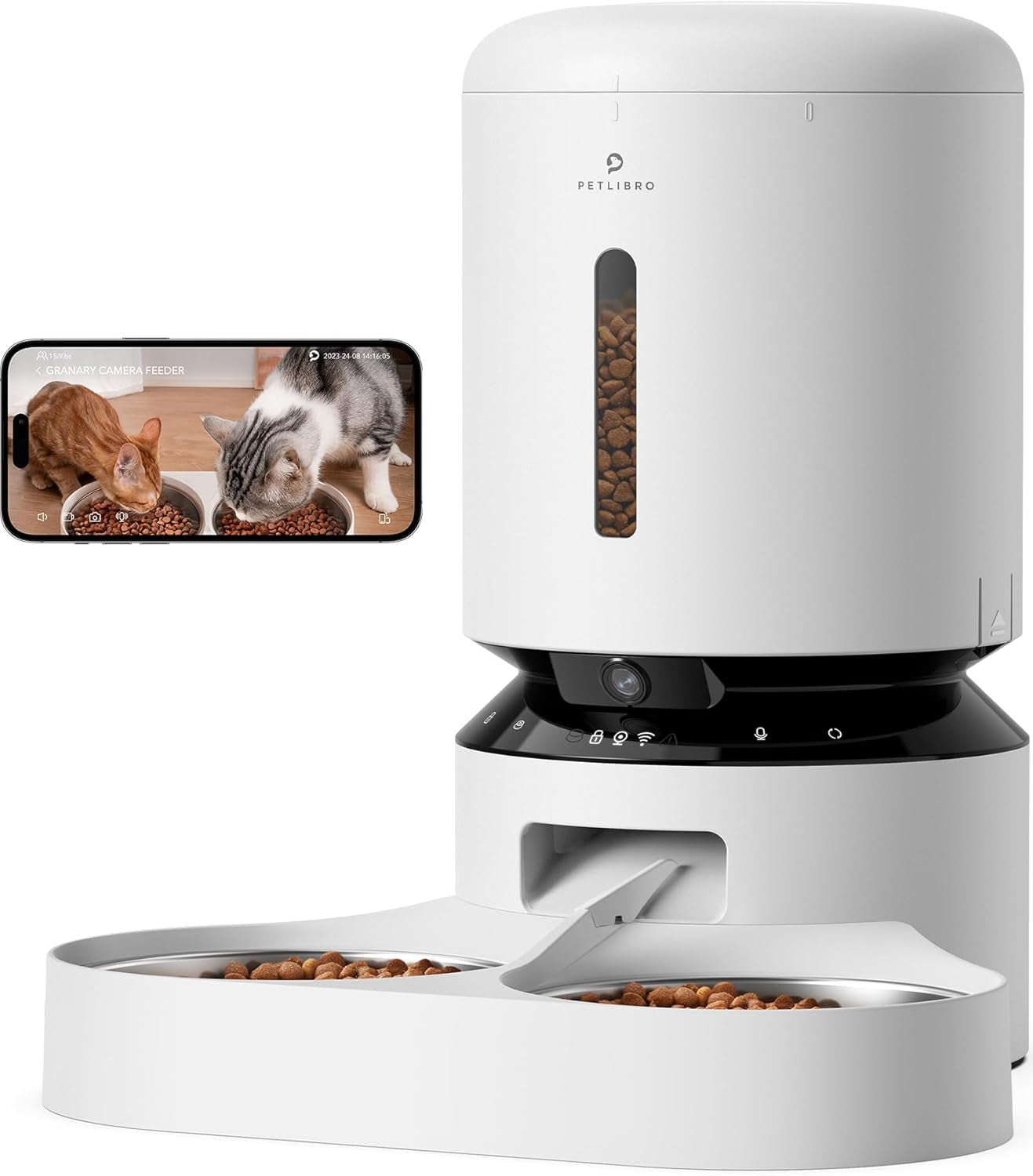 Smart Automatic Pet Feeder with AI Camera