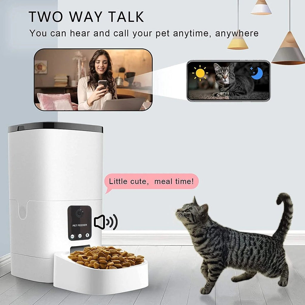 Smart Automatic Pet Feeder with 1080P HD Camera