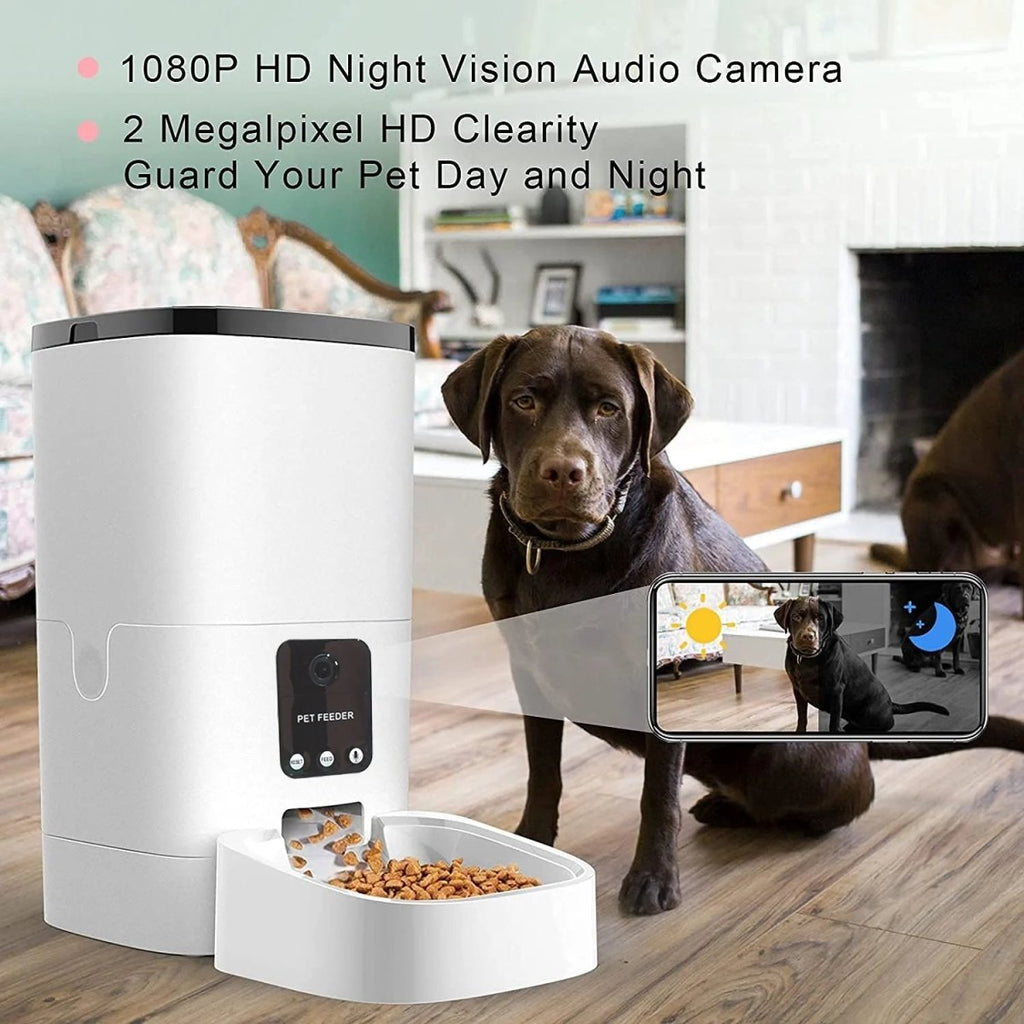 Smart Automatic Pet Feeder with 1080P HD Camera