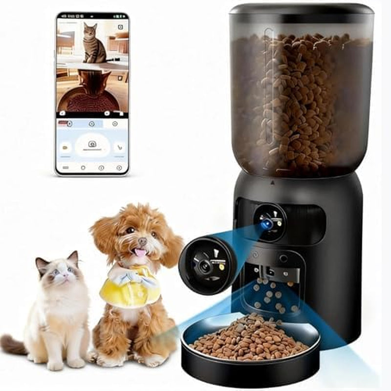 Premium Smart Automatic Pet Feeder with 2K Dual Camera