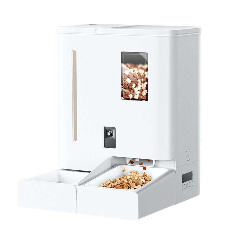 Smart Automatic Pet Feeder with Live Video – International Edition
