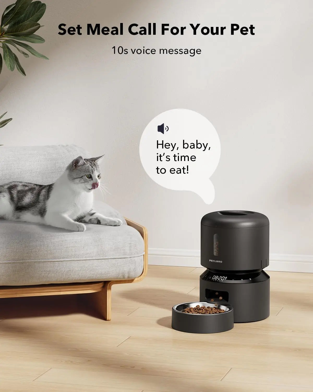 Smart Automatic Pet Feeder with HD Camera – 3L & 5L