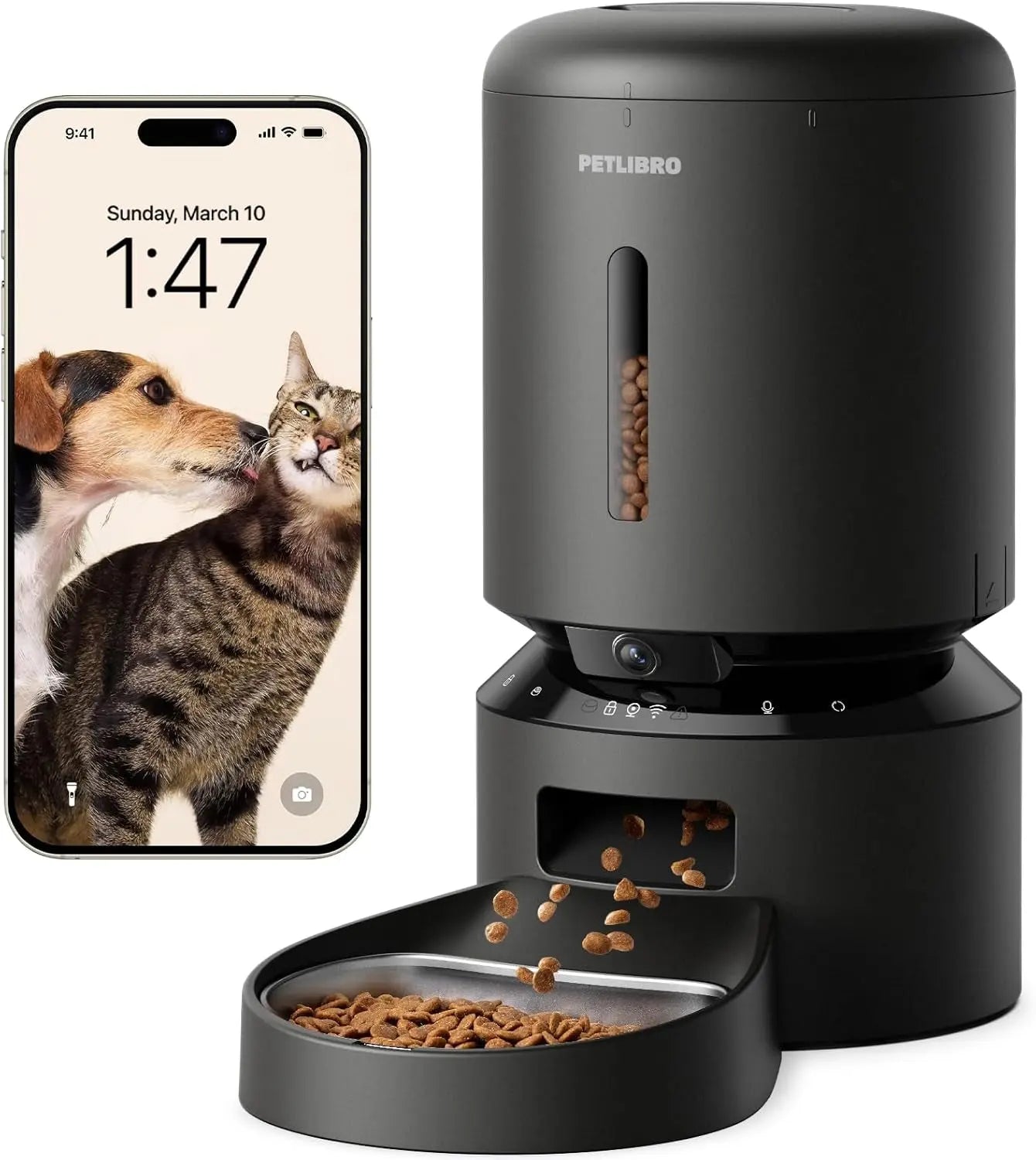 Smart Automatic Pet Feeder with HD Camera – 3L & 5L