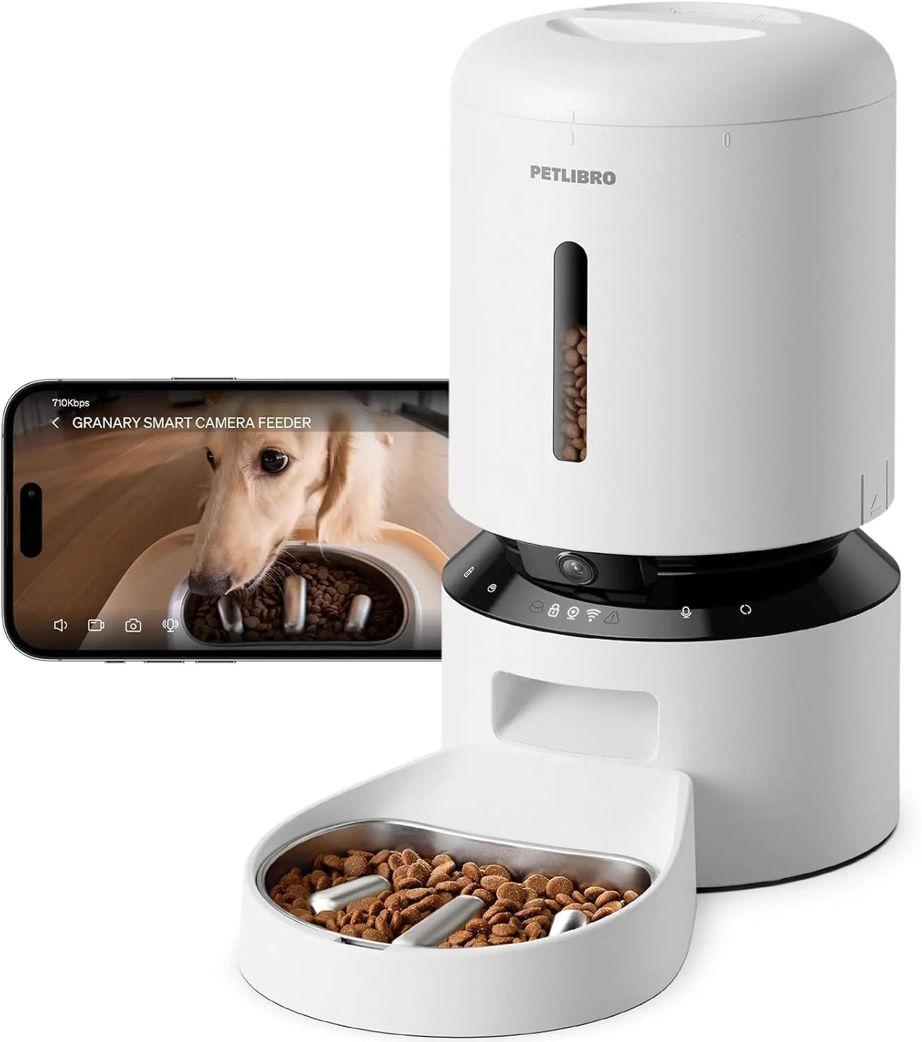 Smart Automatic Pet Feeder with HD Camera – 3L & 5L