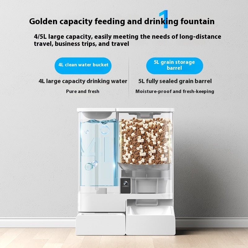 Smart Automatic Pet Feeder with Live Video – International Edition