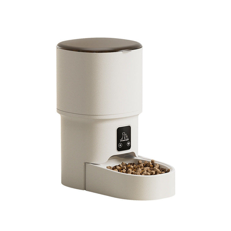 Smart Automatic Pet Feeder 4L – Wi-Fi & Button Control